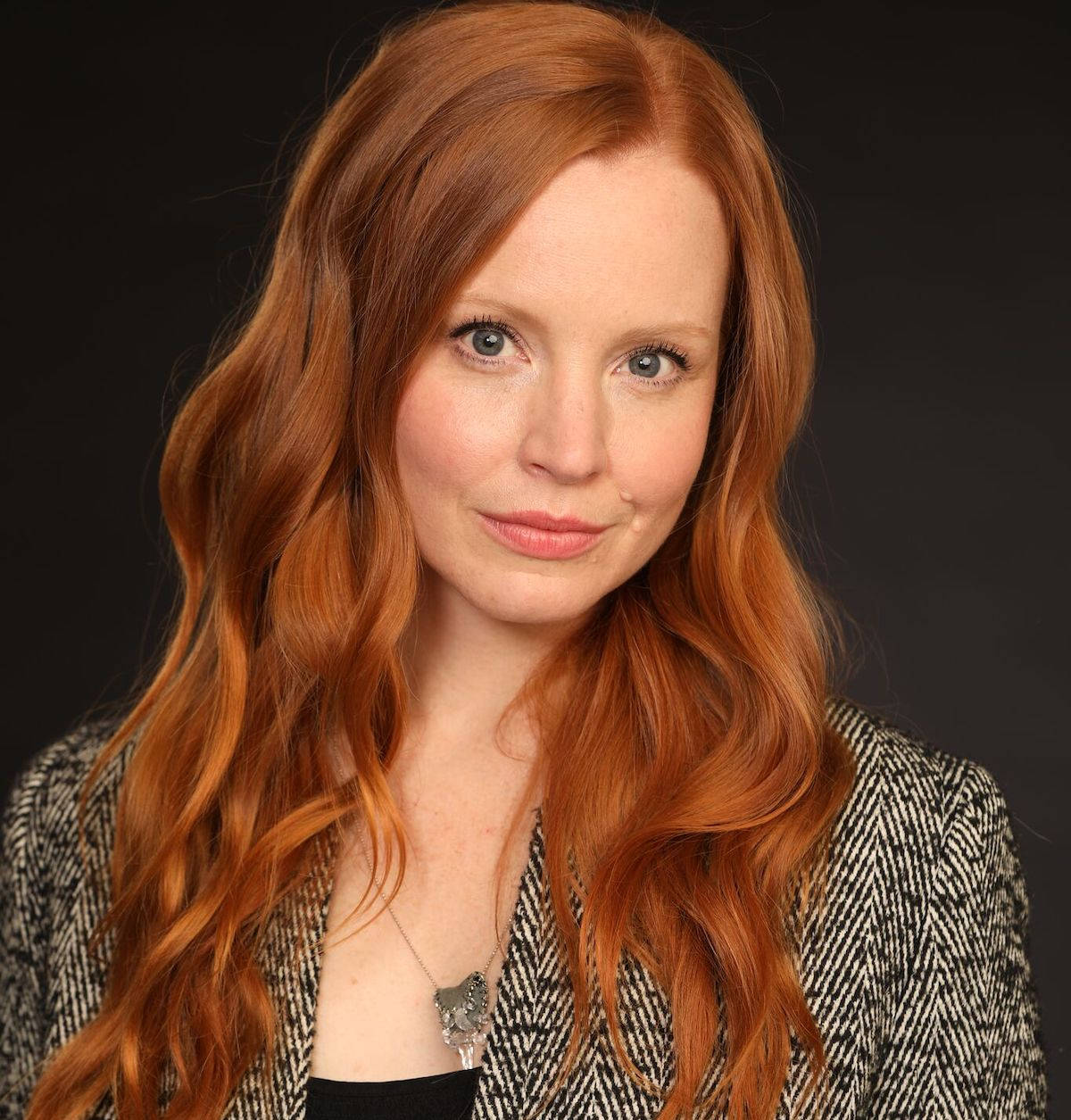 Lauren Ambrose With Red Hair Wallpaper