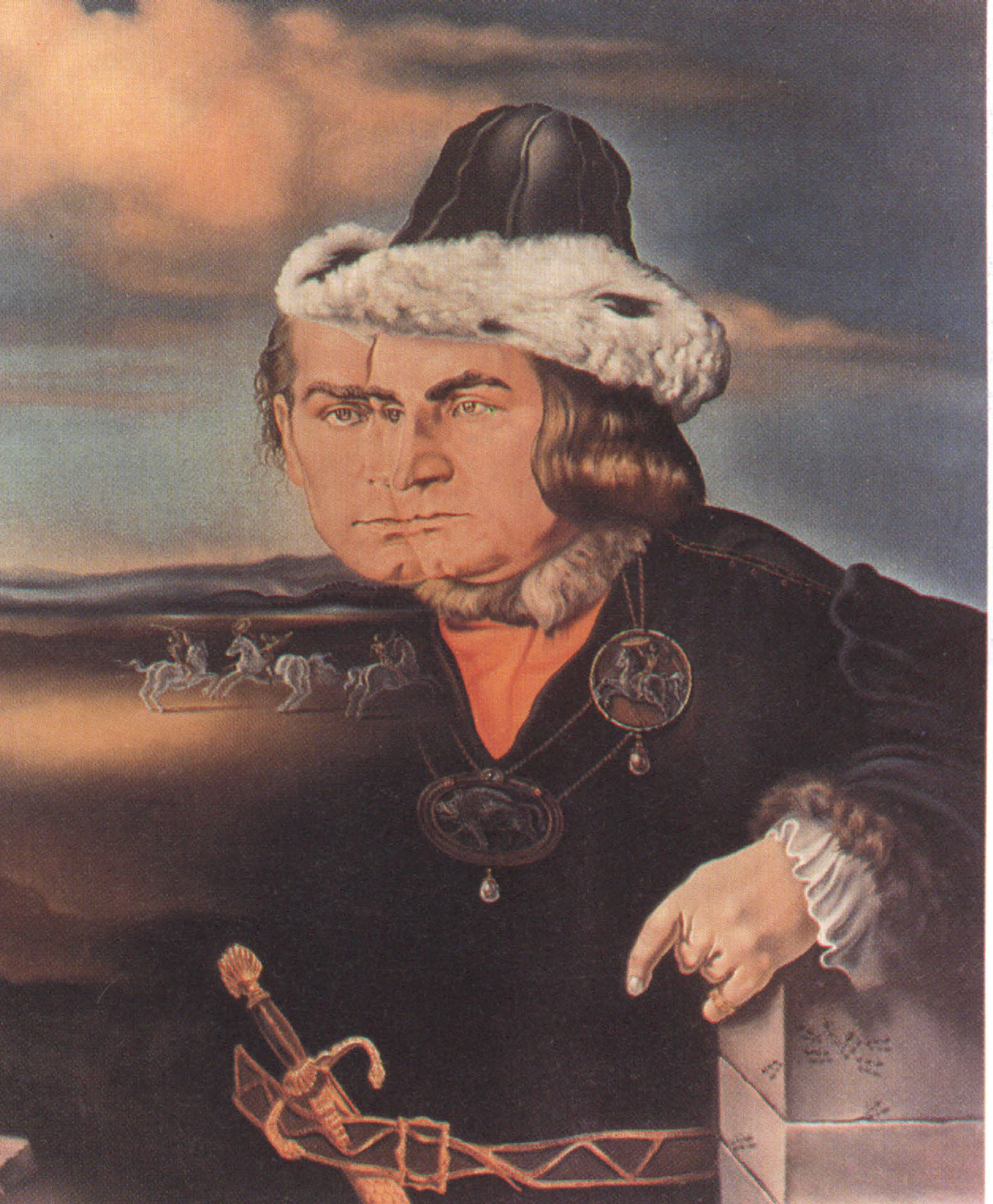 Laurenceolivier Målad Som Richard Iii. Wallpaper