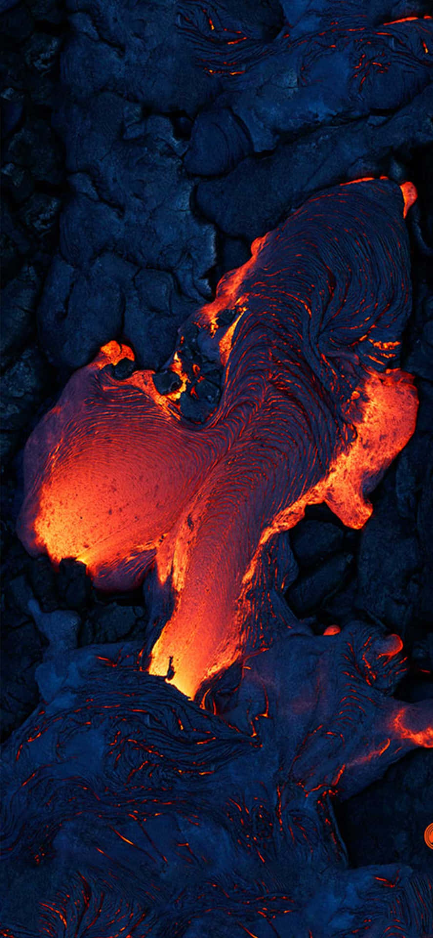 A Man Is Standing In The Lava