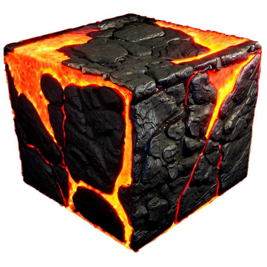 Lava Cube Png Njf PNG