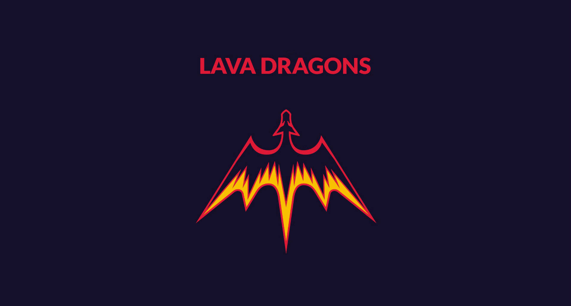 Lava Dragon Red Outline