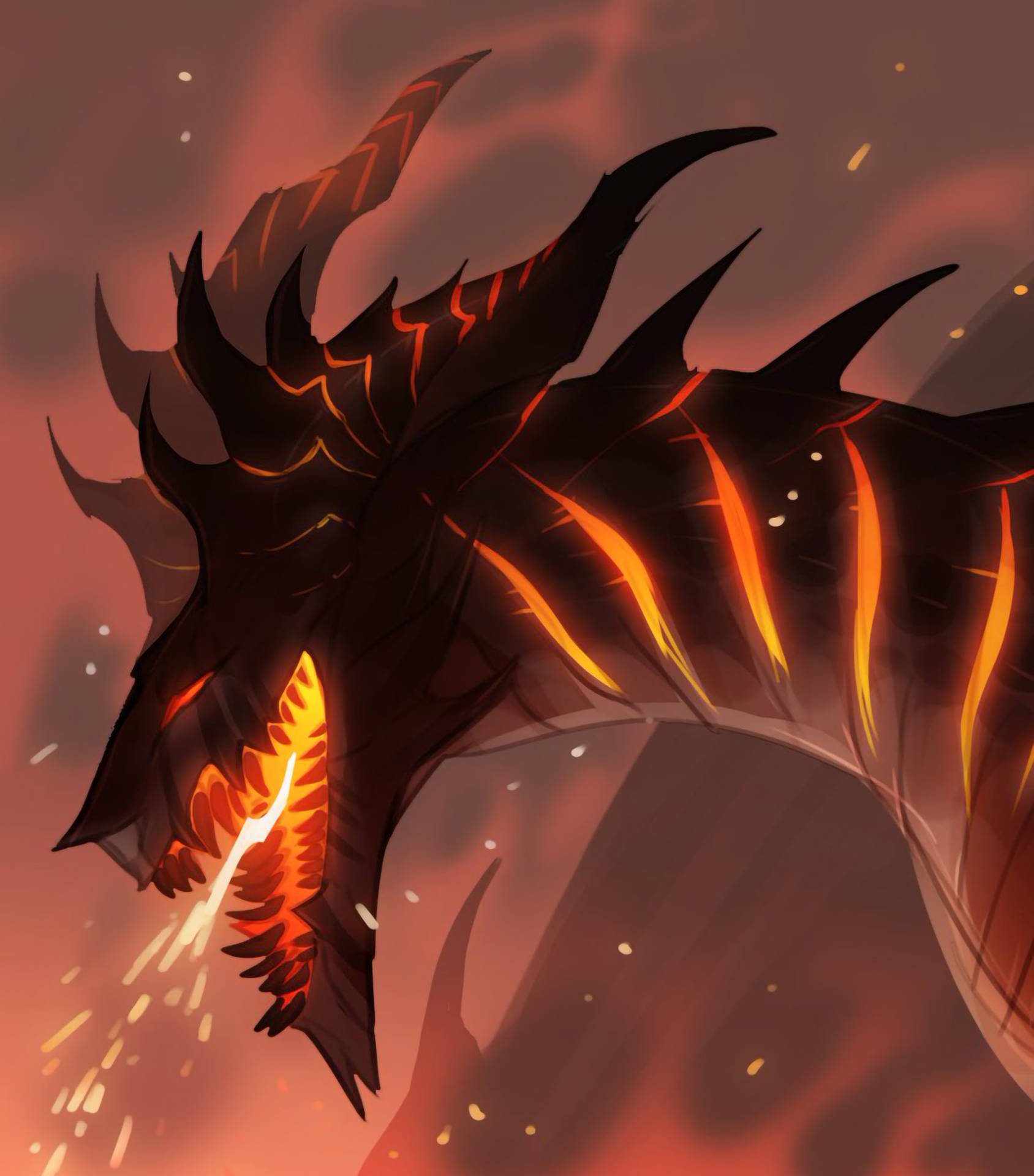 Lava Dragon Slashed Skin