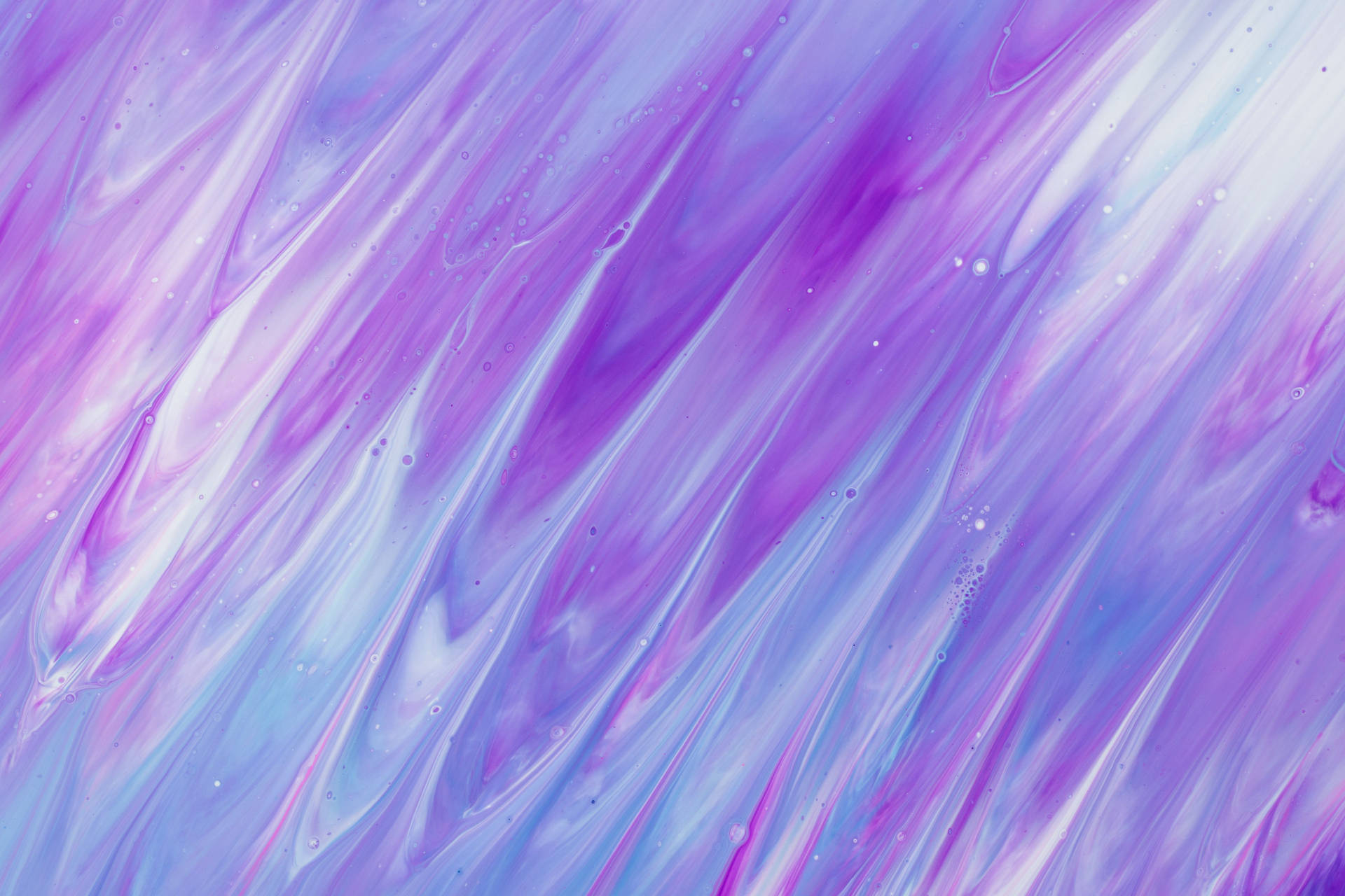 Lavender Abstrakt Holografisk Fluid Wallpaper