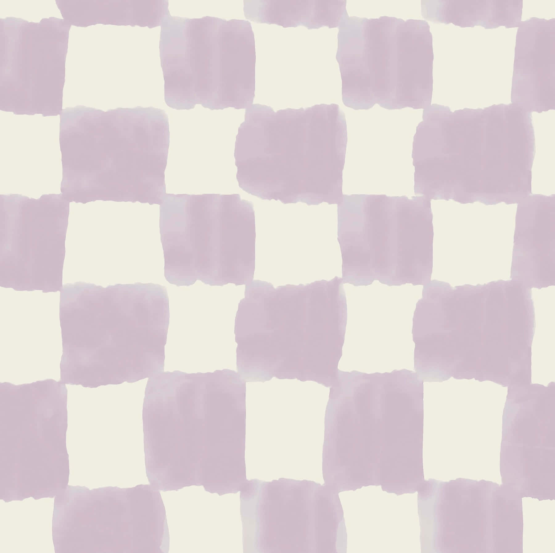 Lavender Checkered Watercolor Background Wallpaper