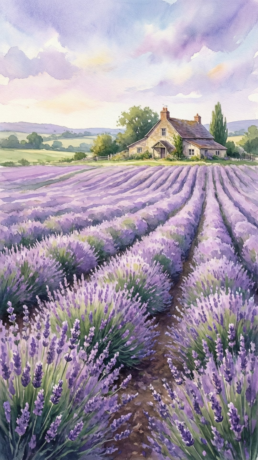 Sogno di Campo di Lavanda Sfondi