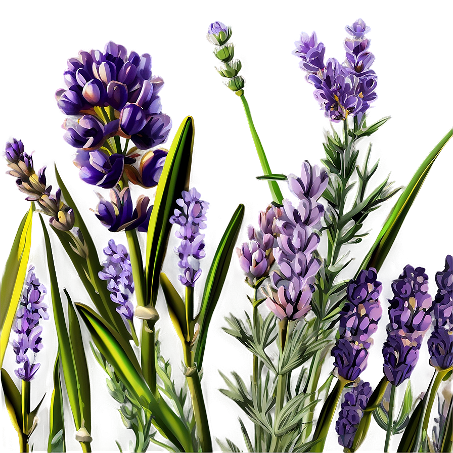 Lavender Field Flower Png 88 PNG