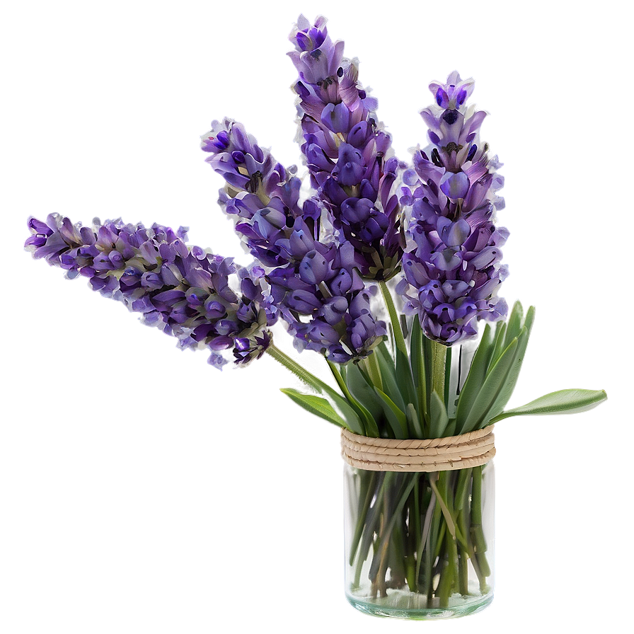 Lavender Floral Arrangement Png 06132024 PNG