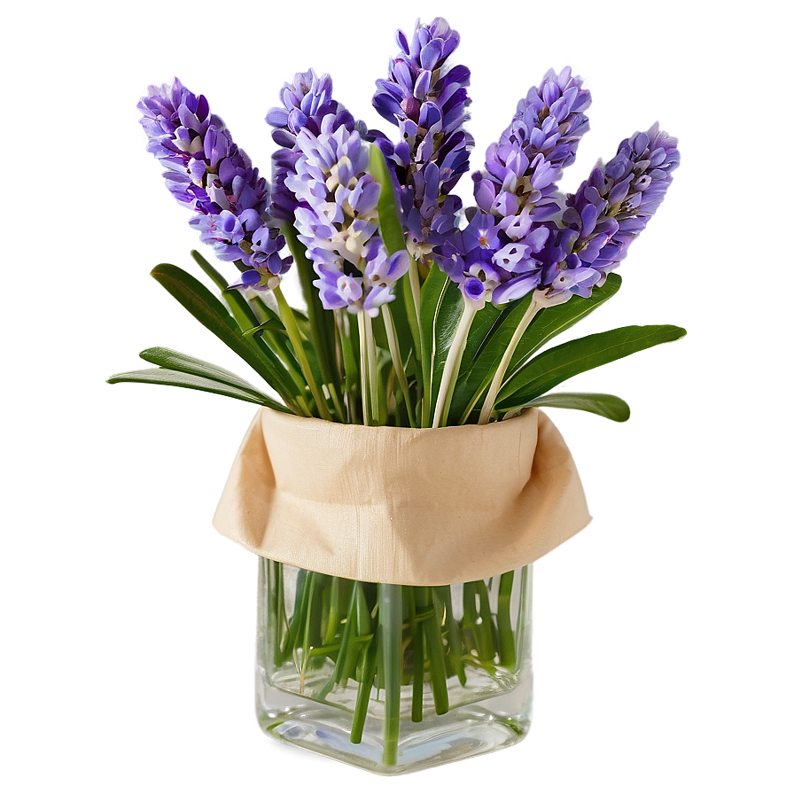Lavender Floral Arrangement Png Tan34 PNG