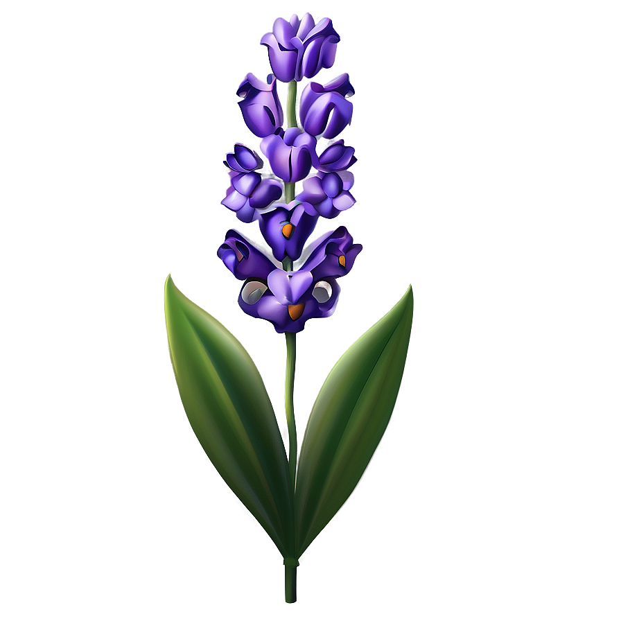 Lavender Floral Design Png Ohb33 PNG