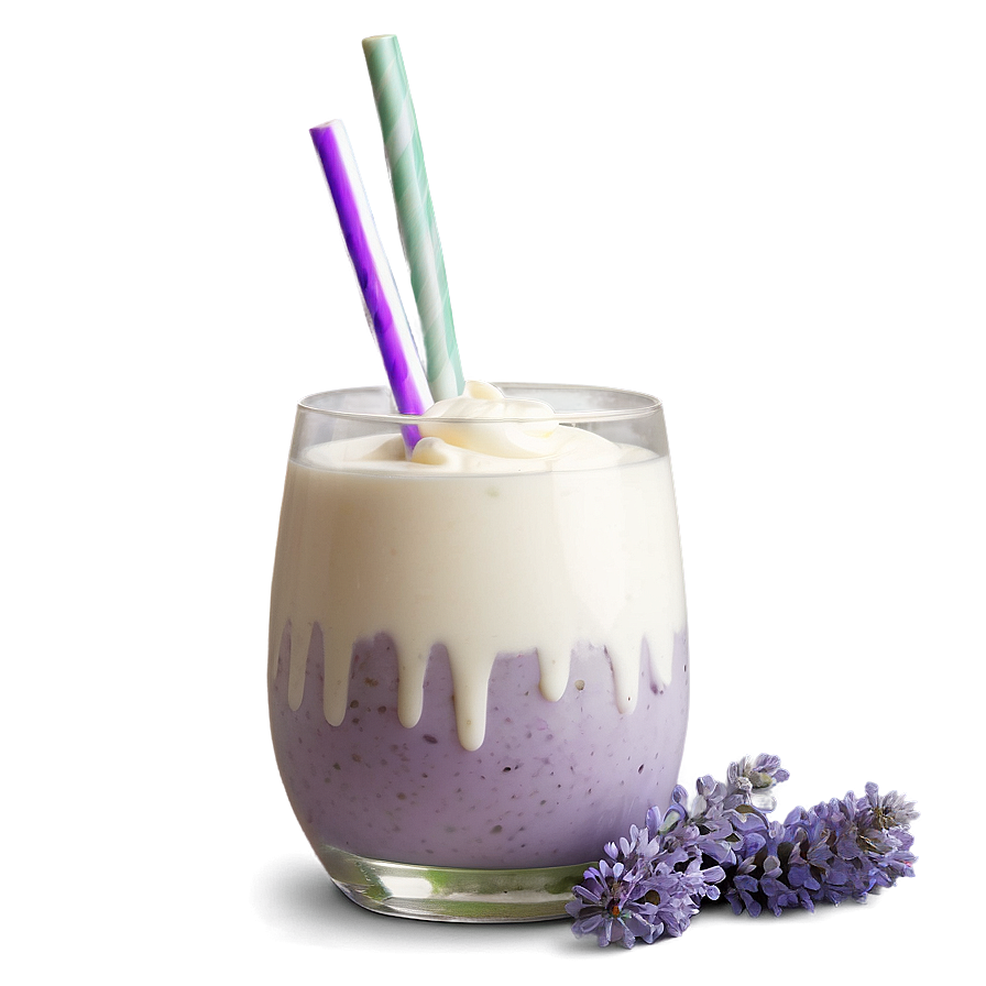 Lavender Milkshake Png 05242024 PNG