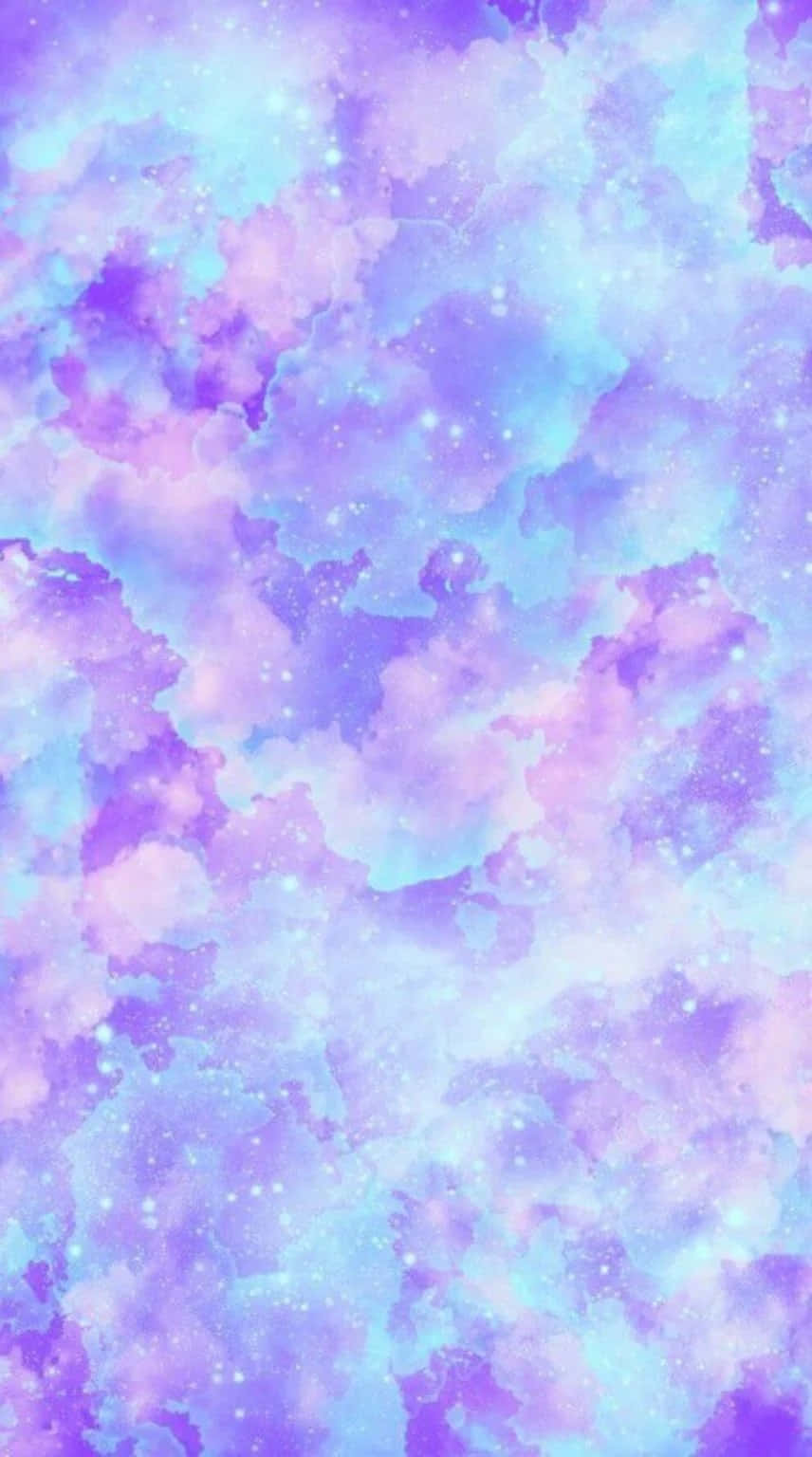 Abstract Cloudy Lavender Pastel Purple Aesthetic Background