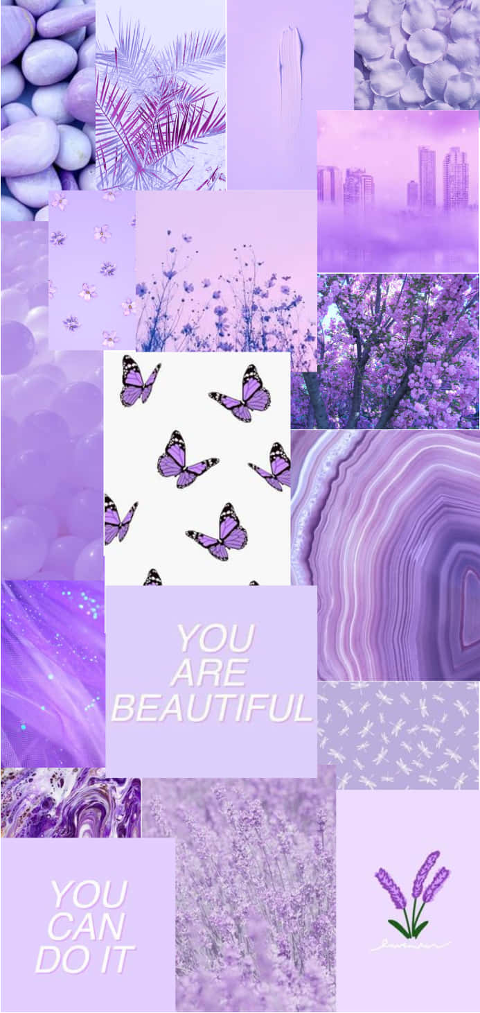 Pinterest Lavender Pastel Purple Aesthetic Background