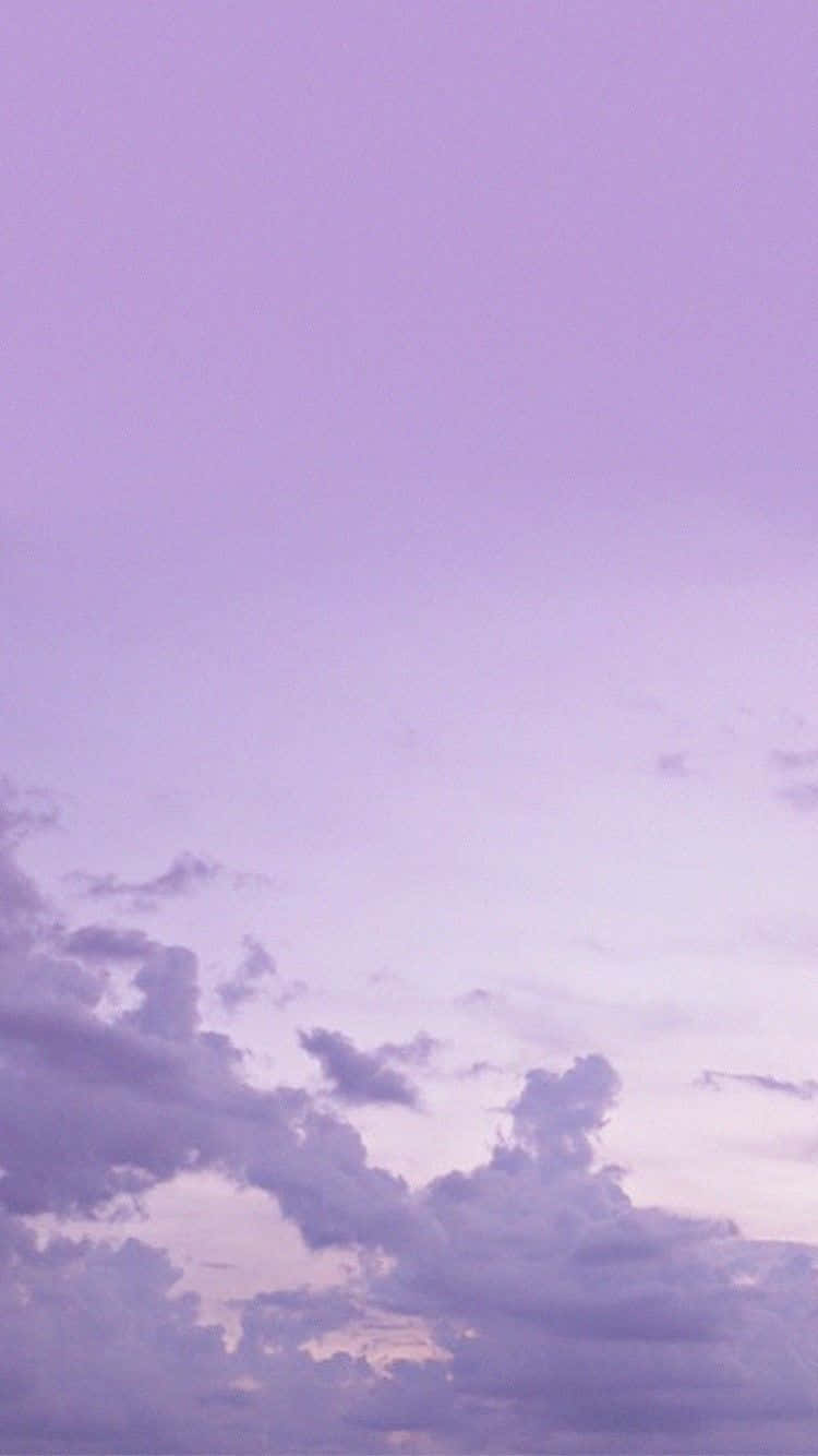 Cinematic Clouds Lavender Pastel Purple Aesthetic Background