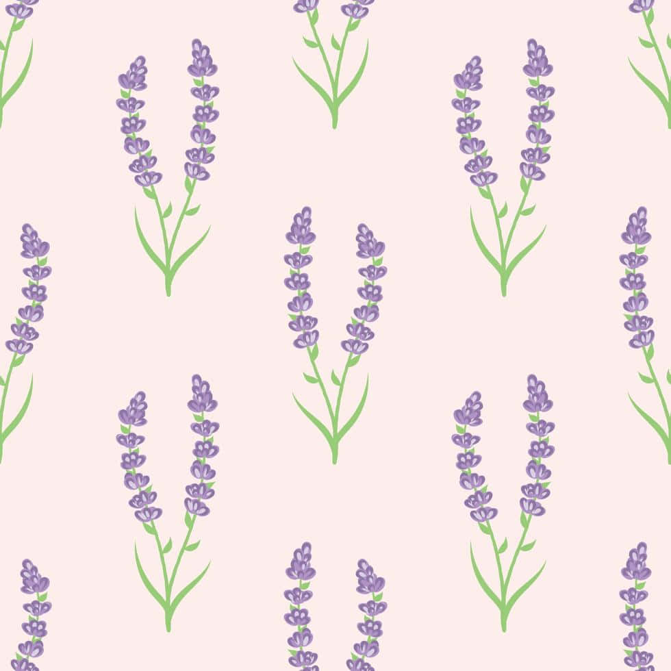 Lavender Pattern Background Wallpaper