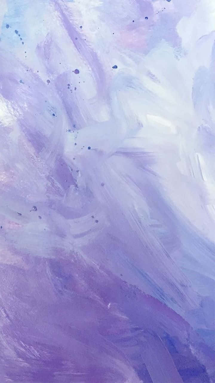 Lavendelviolette Farbpinselstriche Wallpaper
