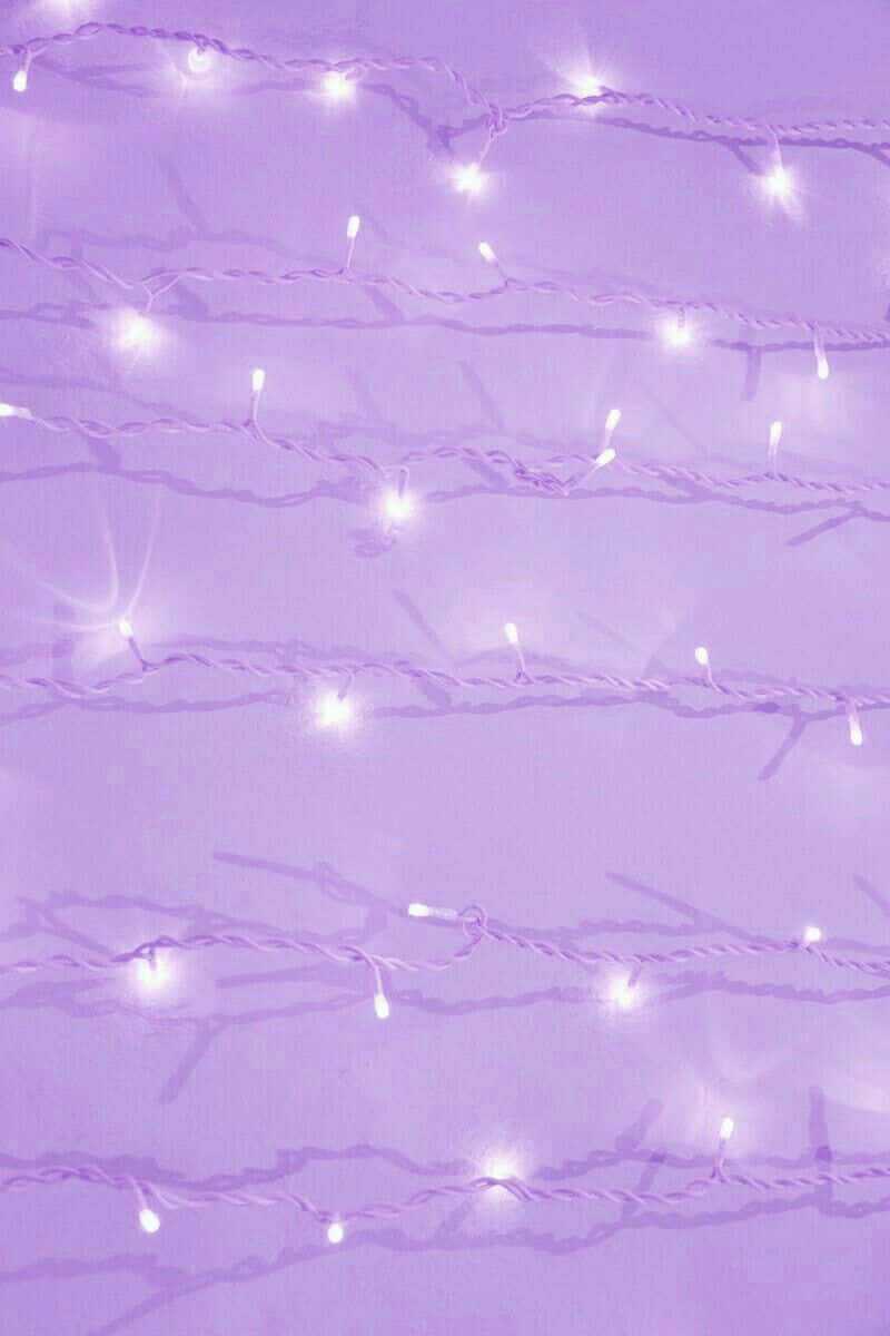 Lavendellila Fee Lichter Wallpaper