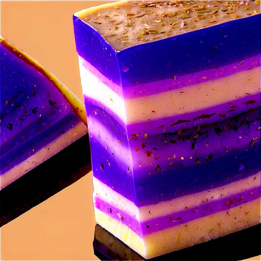 Lavender Soap Slice Png Avd PNG