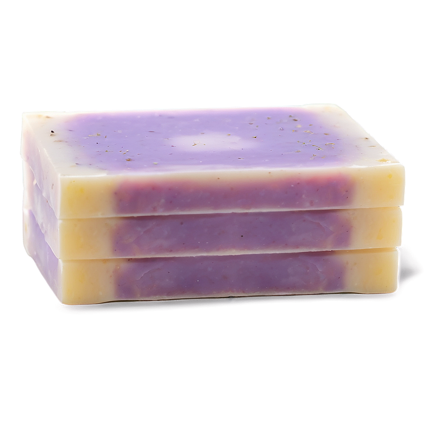 Lavender Soap Slice Png Qyi PNG