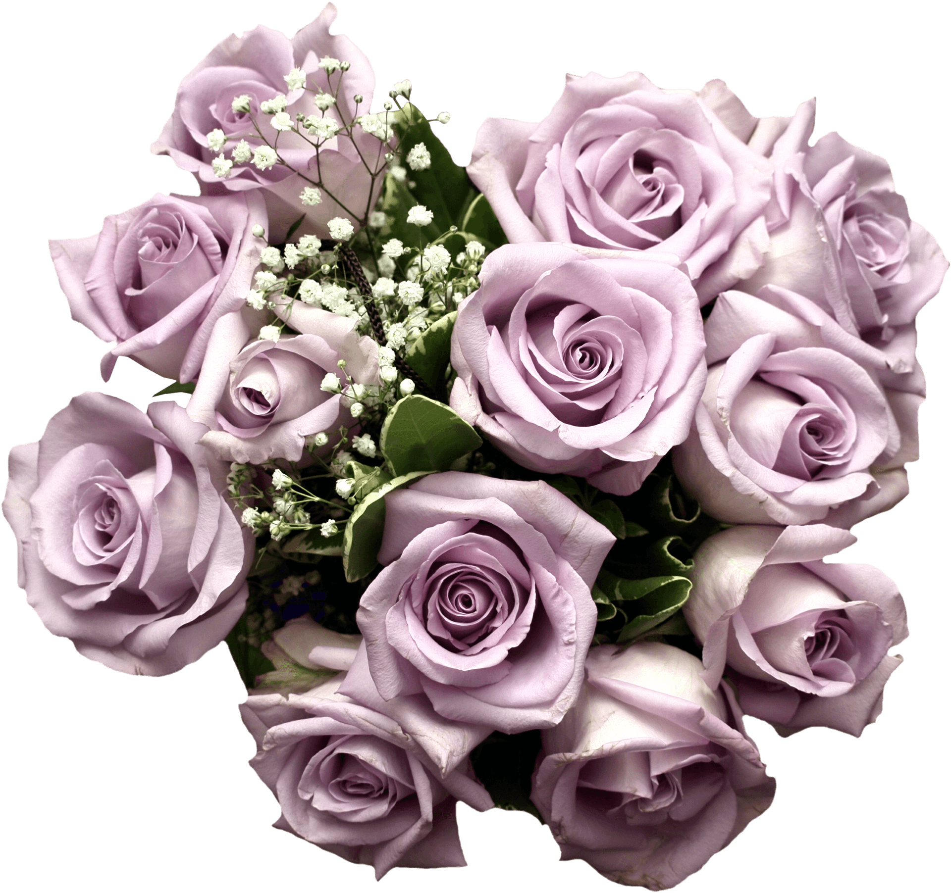Lavender_ Roses_ Bouquet PNG