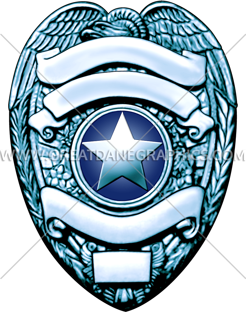 Law Enforcement Badge Graphic PNG