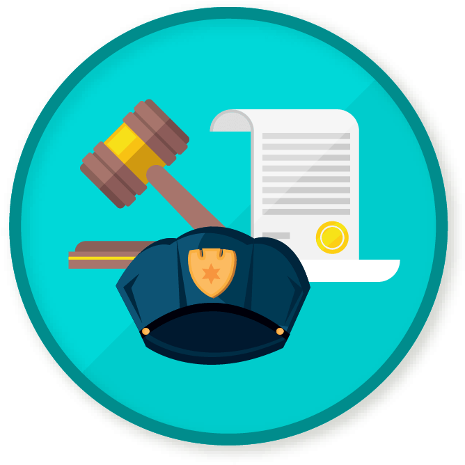 Law Enforcementand Legal Documents Icon PNG