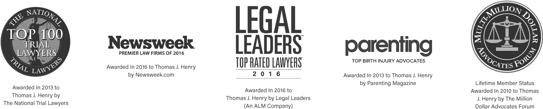 Law Firm Awardsand Accolades Banner PNG