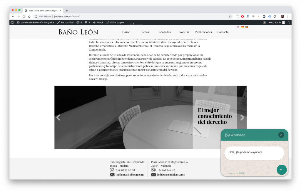 Law Firm Website Screenshot PNG