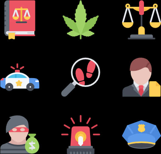 Lawand Order Icons PNG