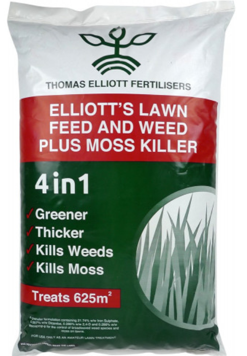 Lawn Care Product Elliotts4in1 Feed Weed Moss Killer PNG