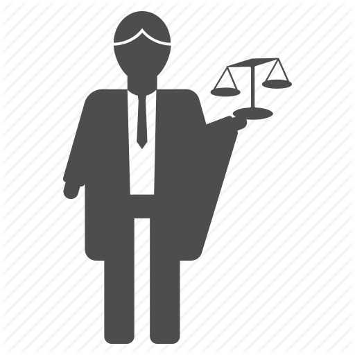 Lawyer Iconwith Scalesof Justice PNG