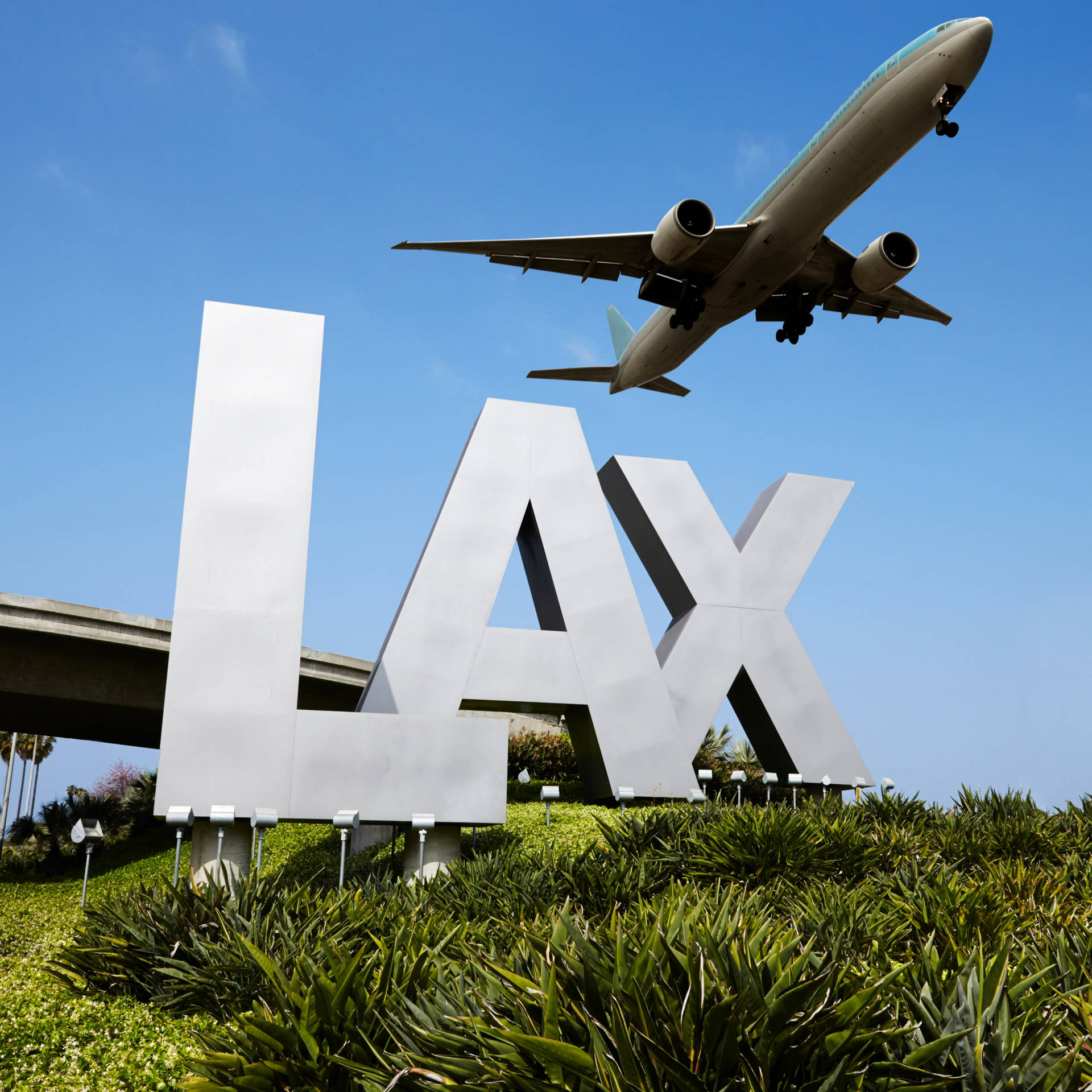 Bienvenidoal Aeropuerto Internacional De Los Ángeles (lax) Fondo de pantalla