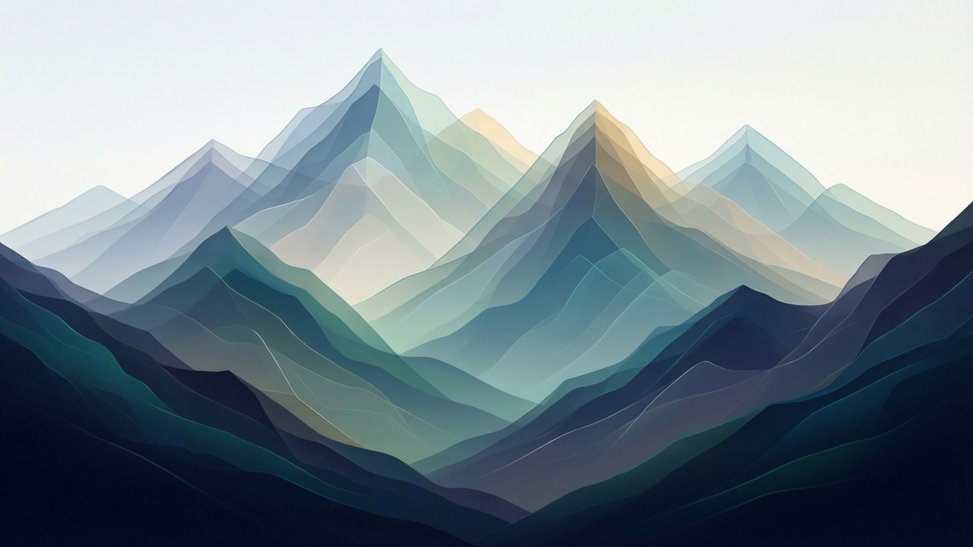 Montaña en Capas Fondos de pantalla