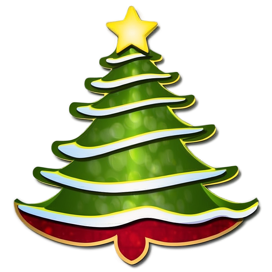 Layered Christmas Tree Silhouette Png Sop13 PNG