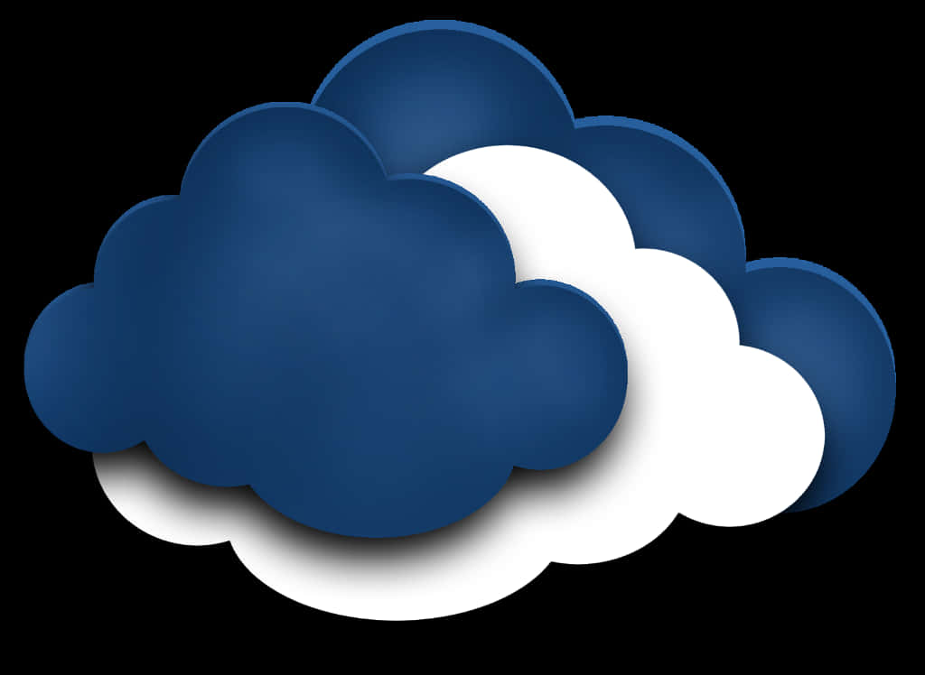 Layered Clouds Graphic PNG