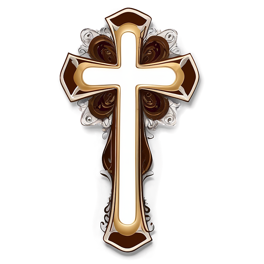 Layered Cross Design Png 04302024 PNG