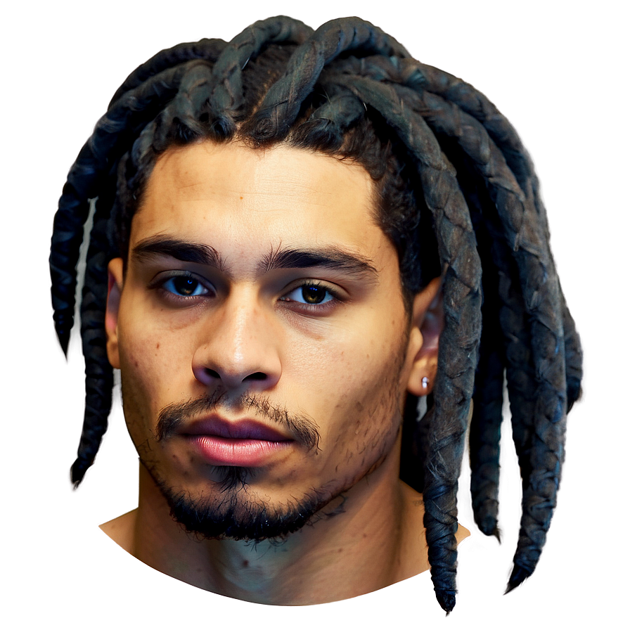 Layered Dreads Hairstyle Png Hre PNG