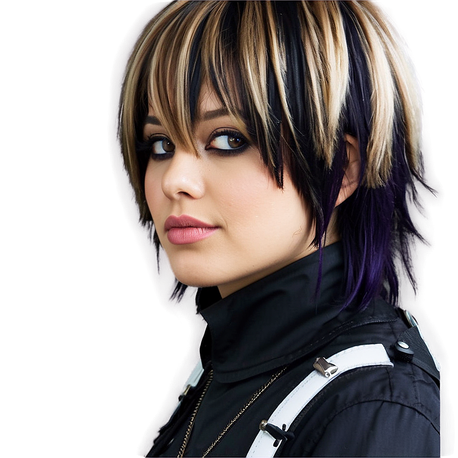 Layered Emo Haircut Png Ksx71 PNG