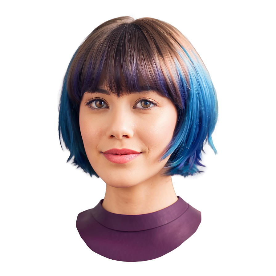 Layered Karen Haircut Png 06212024 PNG