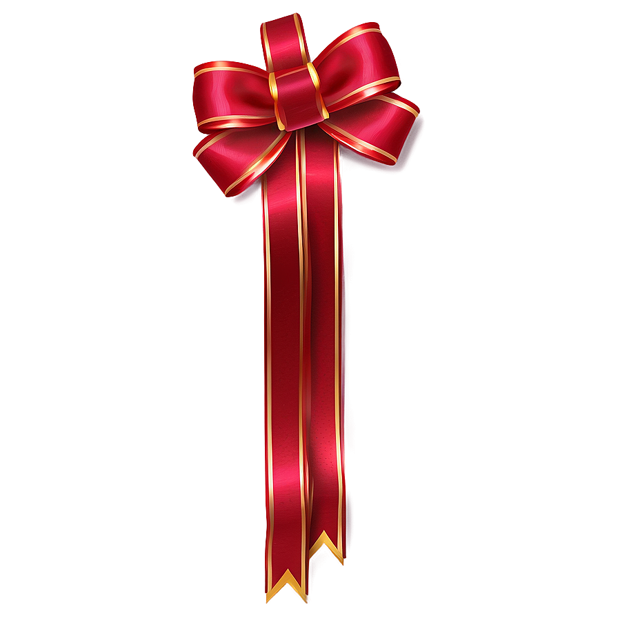 Layered Red Bow Png 05252024 PNG