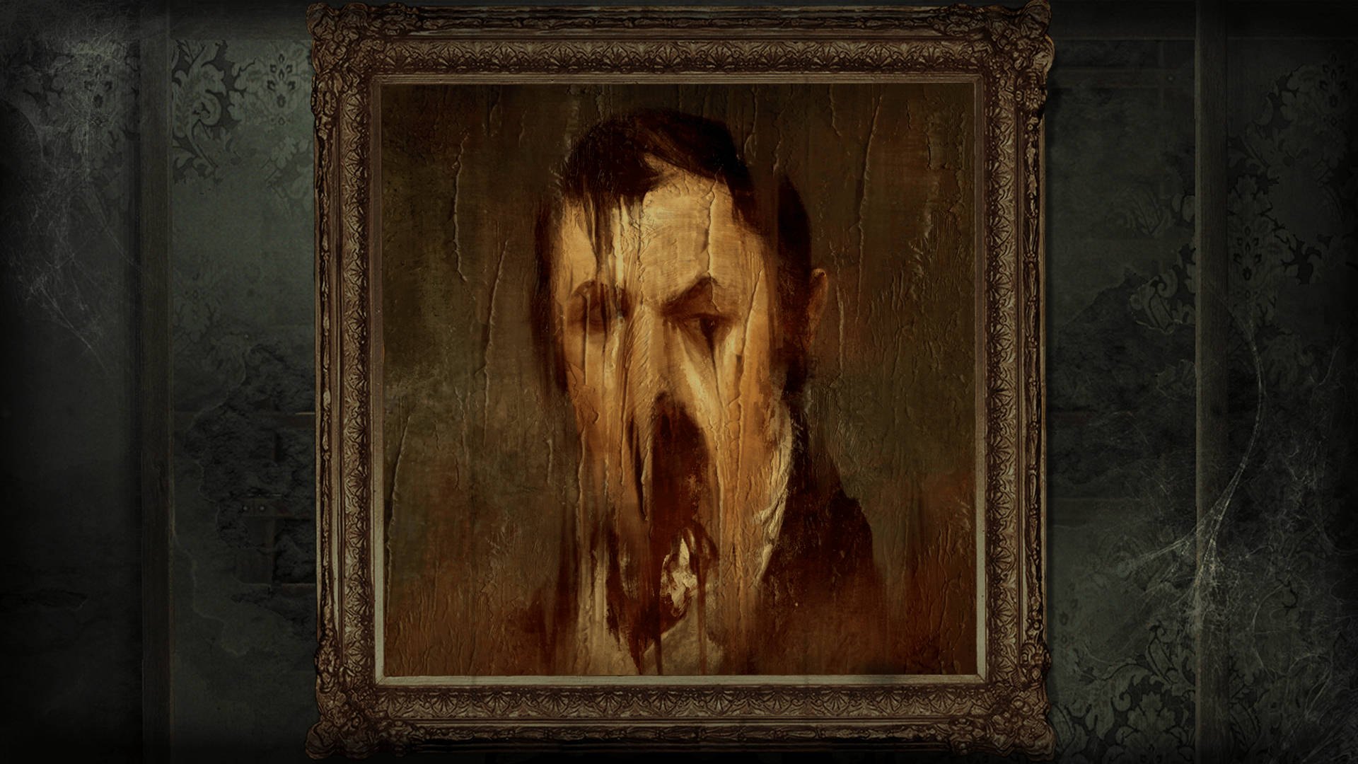 Capasde Miedo: Retrato Del Pintor Derritiendo. Fondo de pantalla