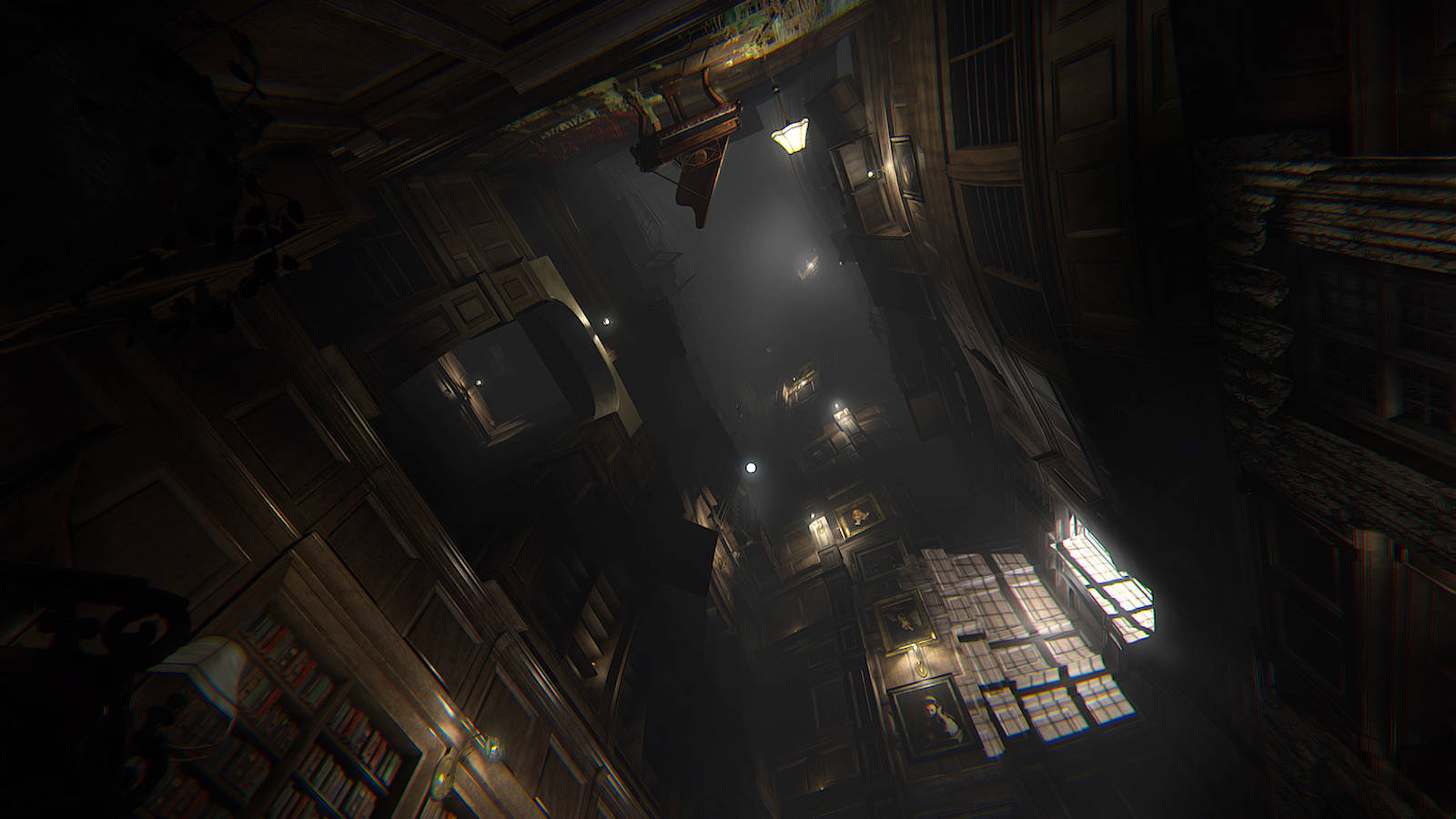Layers Of Fear Upside-Down Room Wallpaper