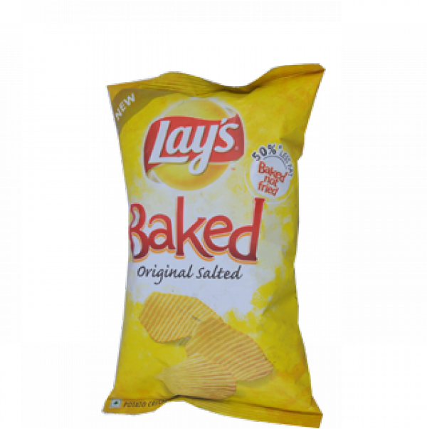 Lays Baked Original Salted Chips Package PNG