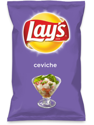 Lays Ceviche Flavored Chips Package PNG