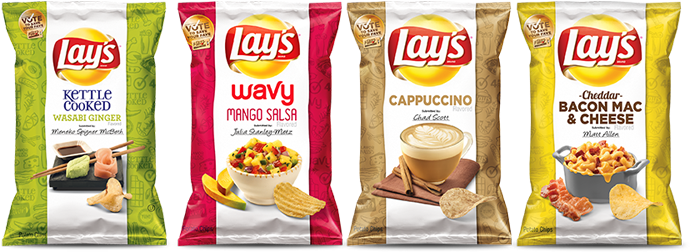 Lays Flavor Variety Pack PNG