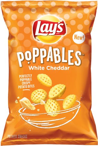 Lays Poppables White Cheddar Package PNG