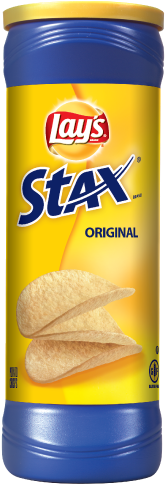 Lays Stax Original Chips Canister PNG