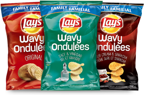 Lays Wavy Chips Variety Pack PNG