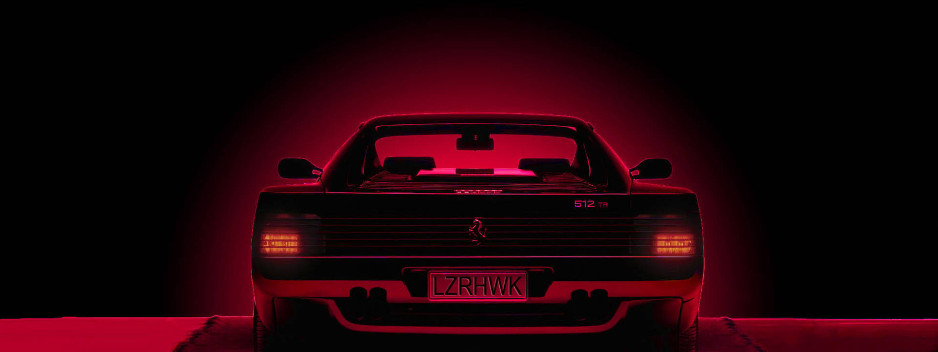 Cruise the neon highways and Byways with Lazerhawk in Redline: A Retrowave Neon Adventure Wallpaper