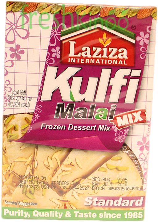 Laziza Kulfi Malai Mix Package PNG