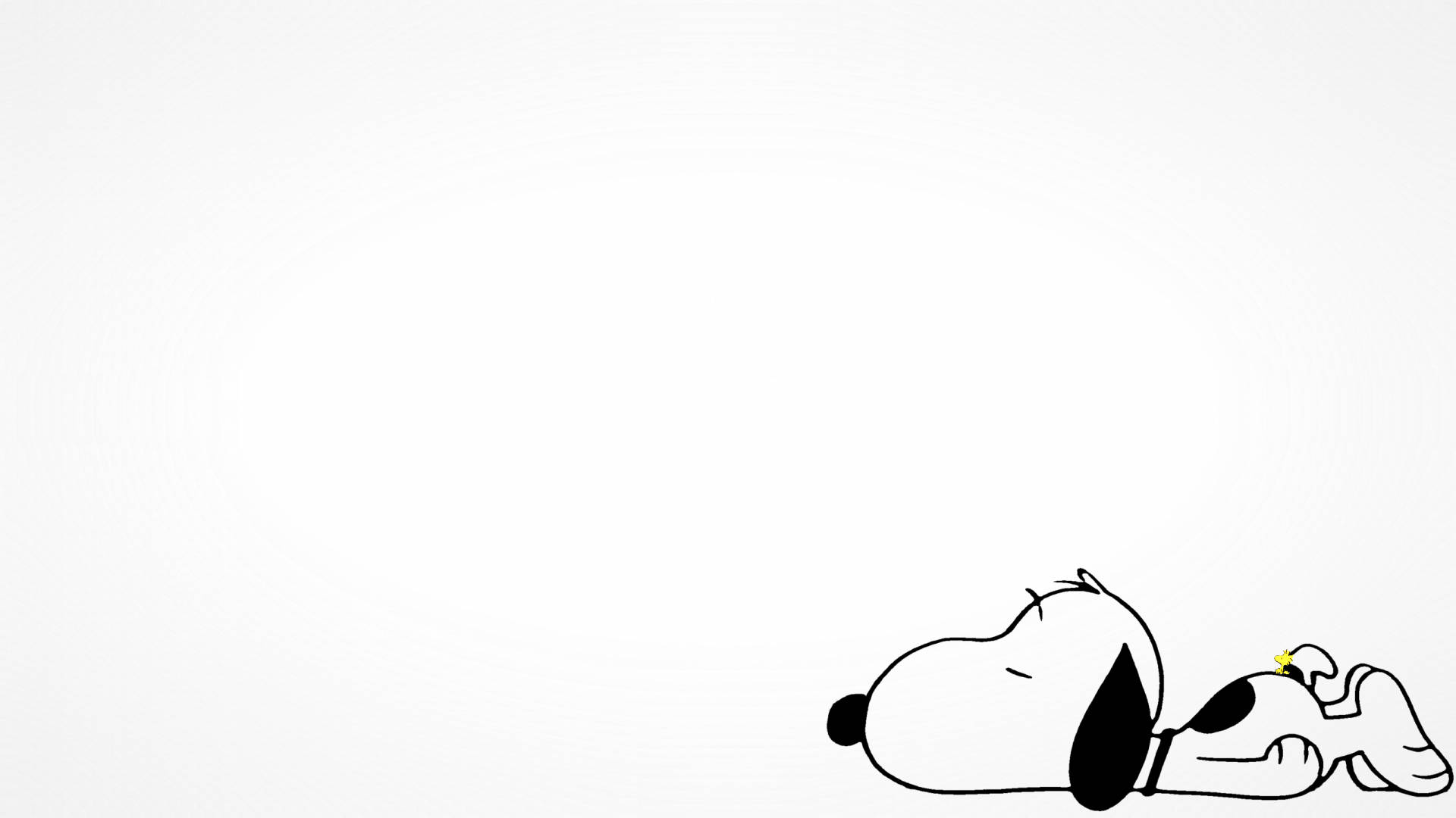 Lazy Snoopy Right Side